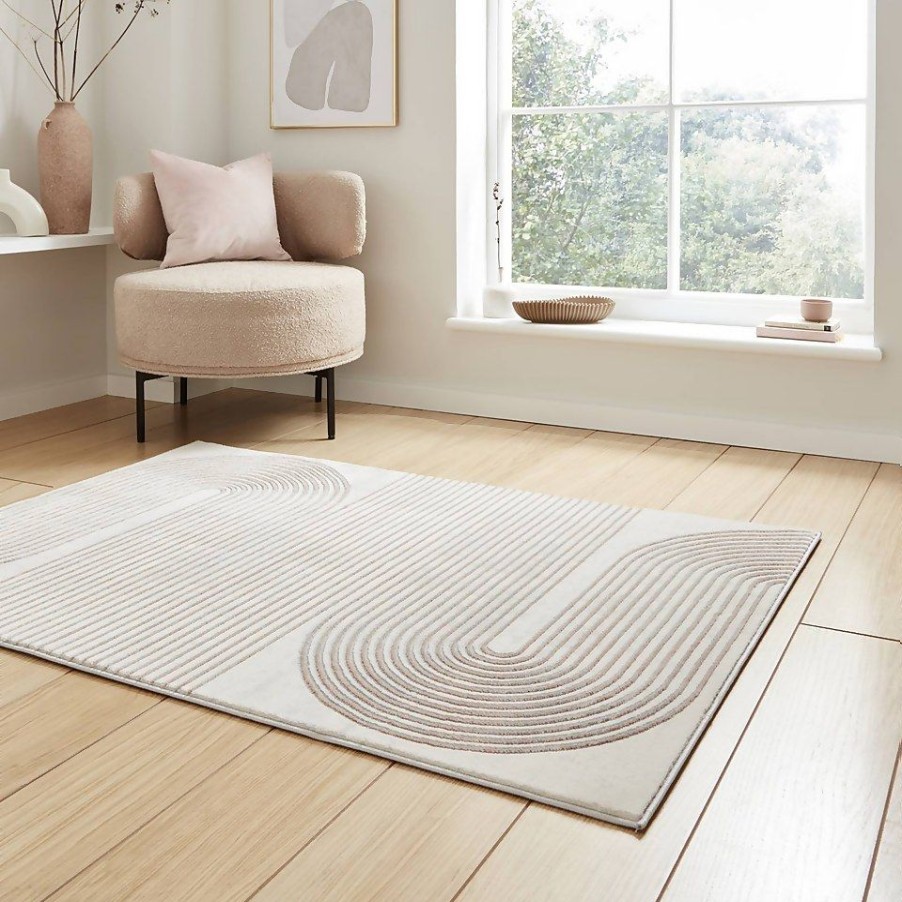 Homebase Rugs | Milan Rug - Blush - 80X150Cm