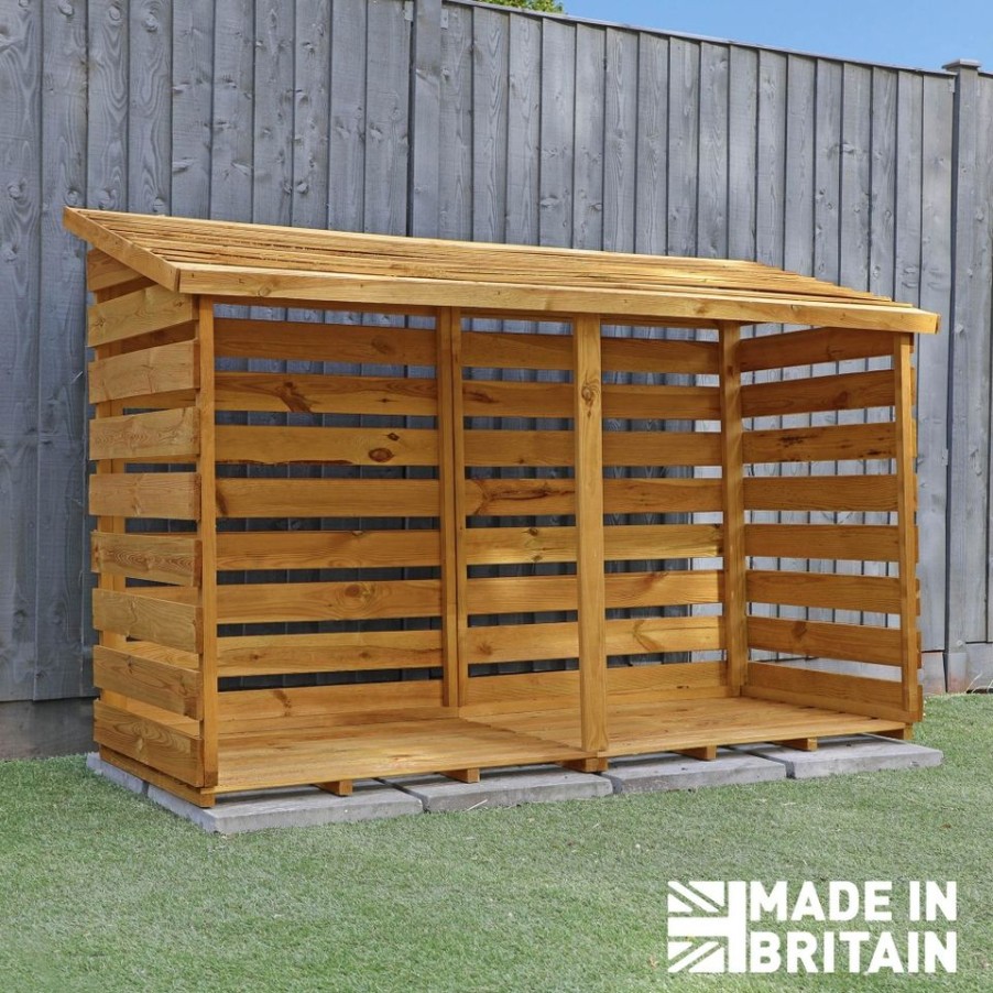 Homebase Garden Storage | Mercia (Installation Included) Double Log Store