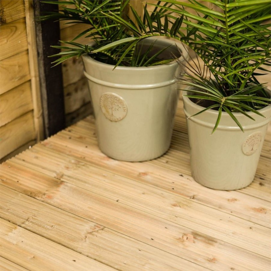 Homebase Garden Decking | Patio Deck Board - 2.4M - Pack Of 5