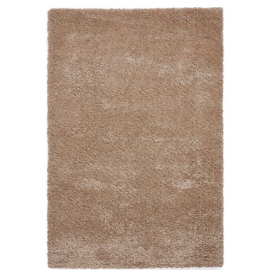 Homebase Storage & Home Deals | Ozzy Plain Shaggy Rug - Natural - 120X170Cm