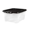 Homebase Storage Containers | Pack Of 4 Curve Storage Boxes - 10L