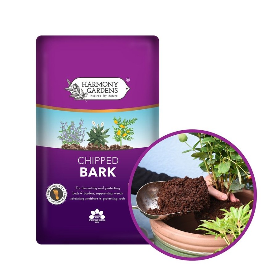 Homebase Bark Chippings | Harmony Gardens Bark Chip - 50L