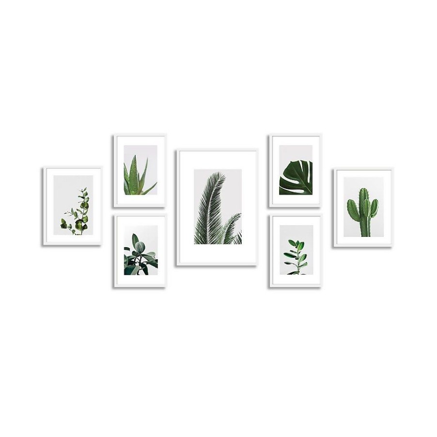 Homebase Photo Frames | Set Of Gallery Frames 7Pcs White