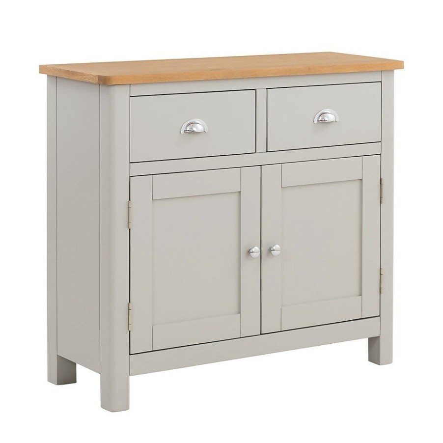 Homebase Living Room Furniture | Norbury Small Sideboard - Grey