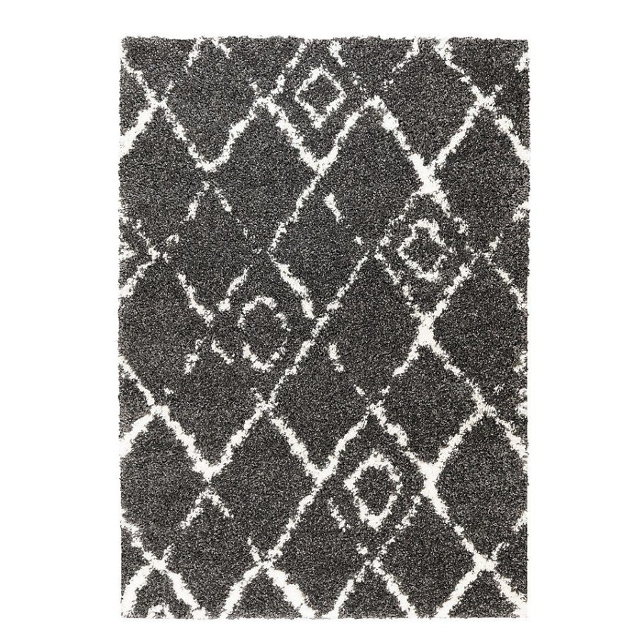 Homebase Rugs | Deluxe Berber Rug - Charcoal - 160X230Cm