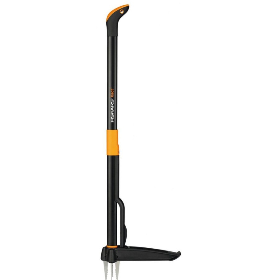 Homebase Garden Hand Tools | Fiskars Xact Stainless Steel And Aluminium Garden Weed Puller