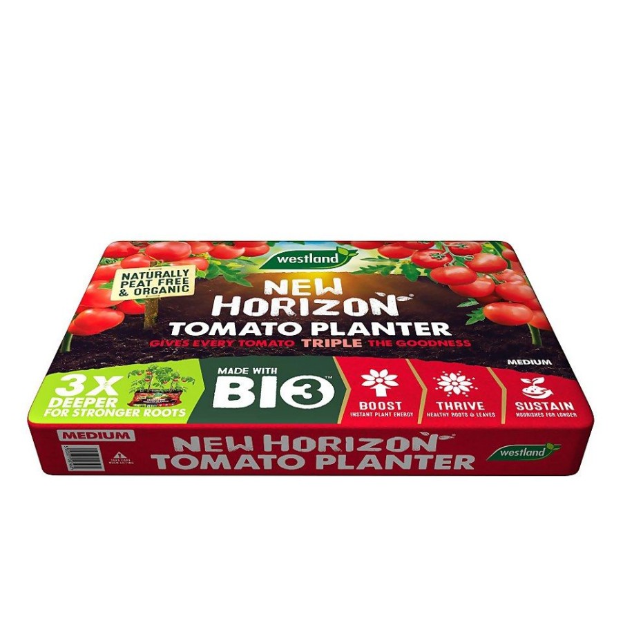 Homebase Compost | New Horizon Peat Free Tomato Planter Medium - 35L