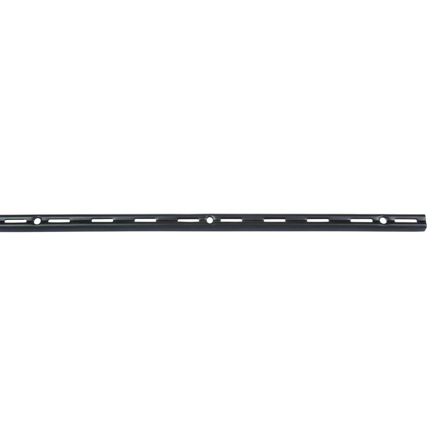 Homebase Shelving Brackets | Single Slot Upright Wall Strip - Black - 100Cm