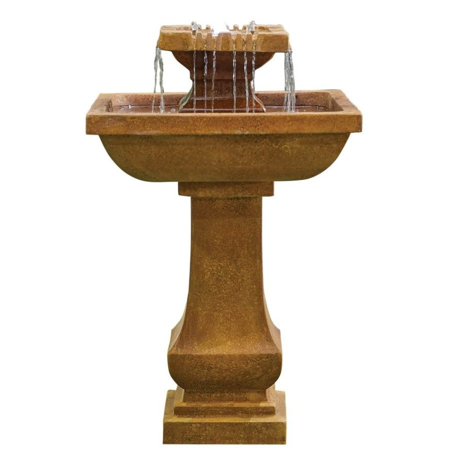 Homebase Water Features | Stylish Fountains Solstice Water Feature (Includes Leds)