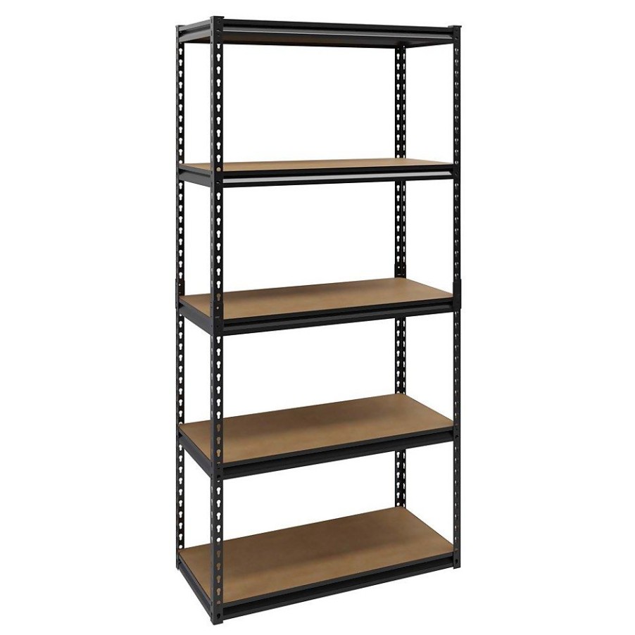 Homebase Garage Storage | Handy 5 Mdf Shelf Storage Unit 200Kg - 900 X 1830 X 400Mm