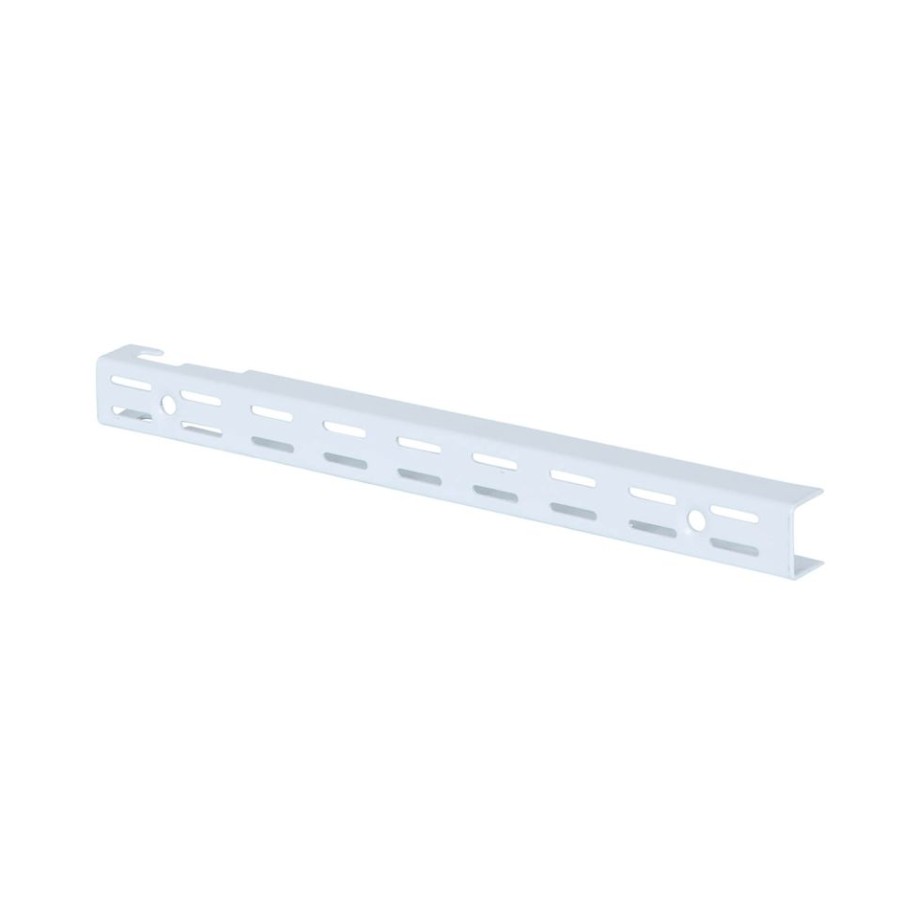 Homebase Shelving Brackets | Double Slot Upright - White -300Mm