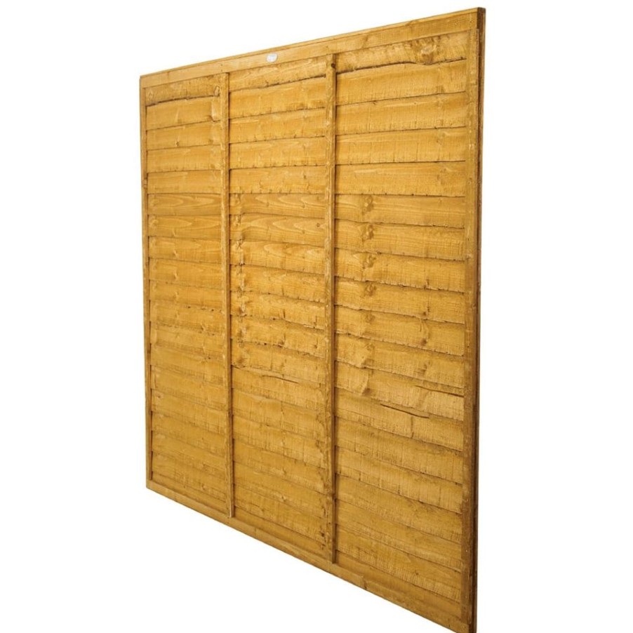 Homebase Garden Fencing | Forest Larchlap Lap 0.9M Fence Panel - Pack Of 3