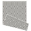 Homebase Rugs | Duo Weave Indoor/Outdoor Rug - Geo Grey - 120X170Cm