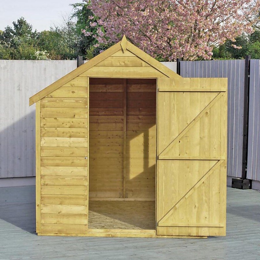 Homebase Garden Sheds | Shire 8X6Ft Pressure Treated Garden Shed