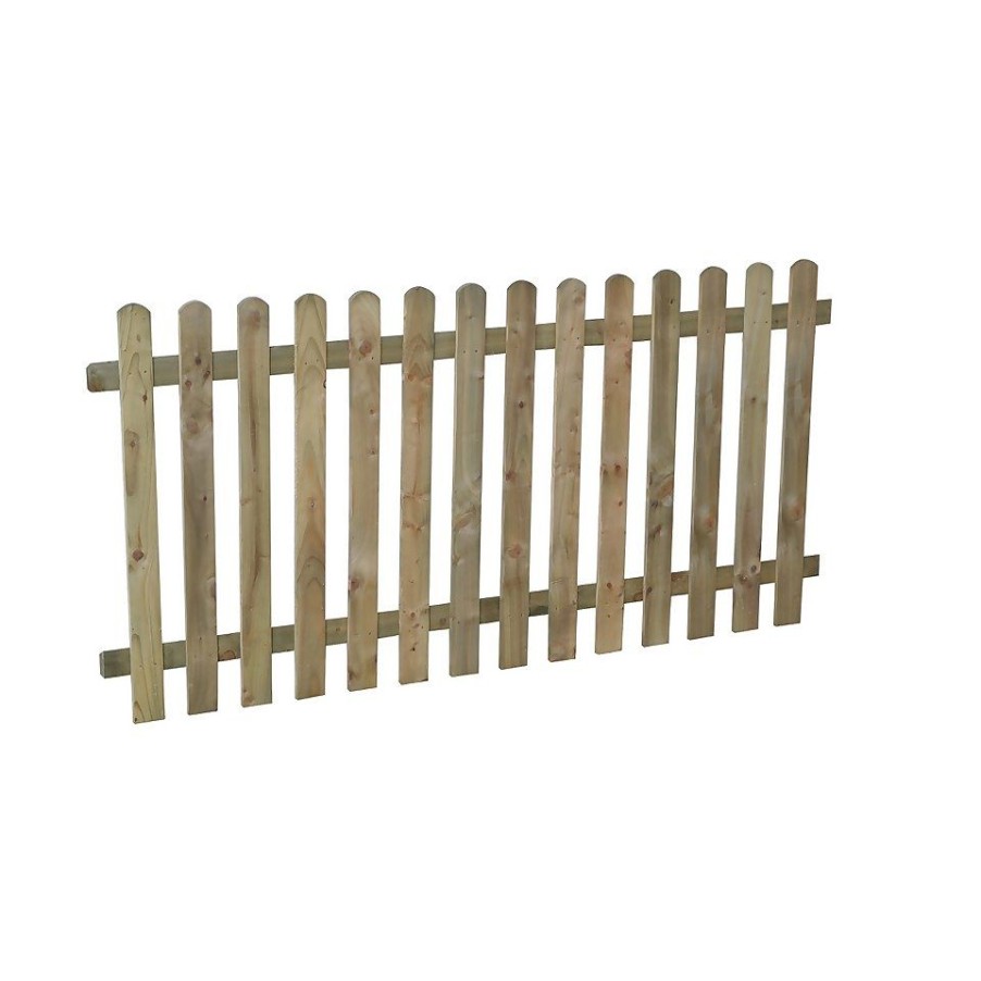 Homebase Garden Fencing | 6Ft X 3Ft (1.8M X 0.9M) Pressure Treated Heavy Duty Pale Fence Panel - Pack Of 5 (Home Delivery)