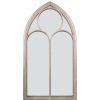 Homebase Mirrors | Mirroroutlet Somerley Chapel Arch Metal Garden Mirror - 112X61Cm