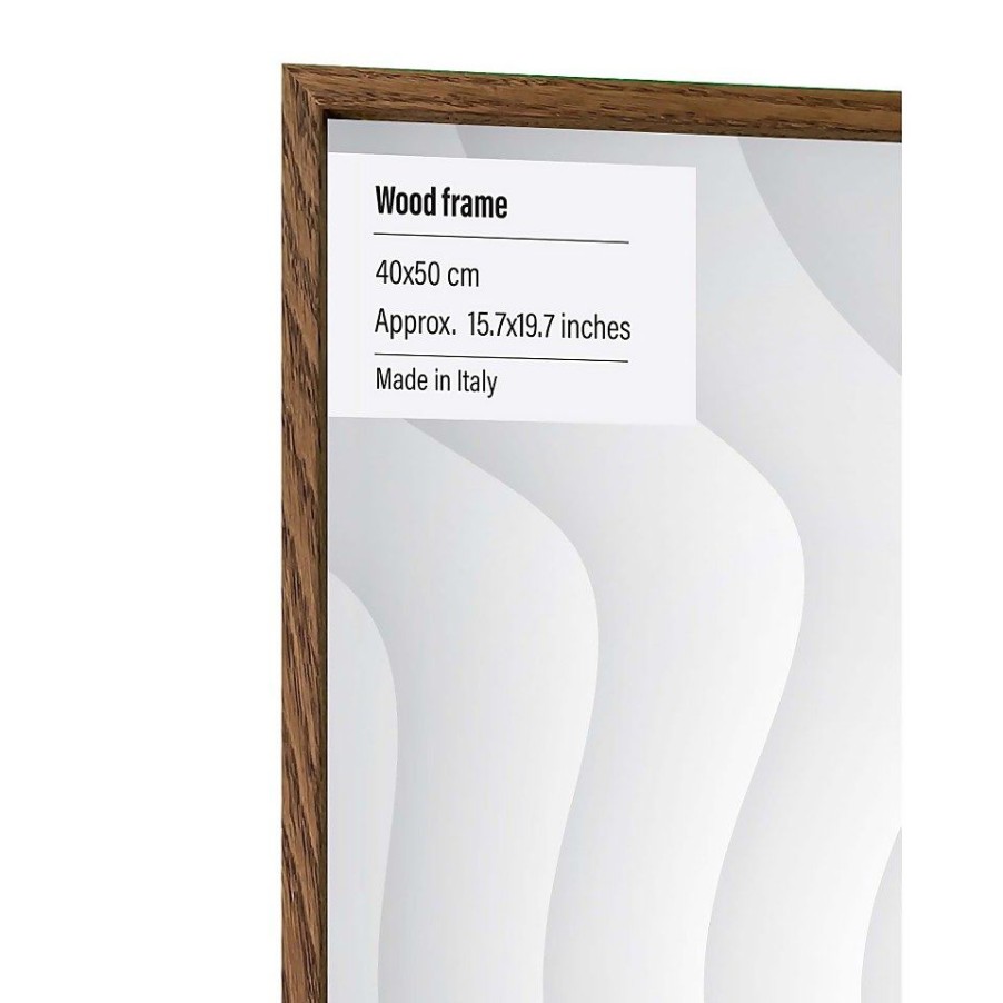 Homebase Photo Frames | Wood Photo Frame - 40X50Cm - Walnut