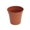 Homebase Plant Pots | Flower Pot In Orange - 17.8Cm