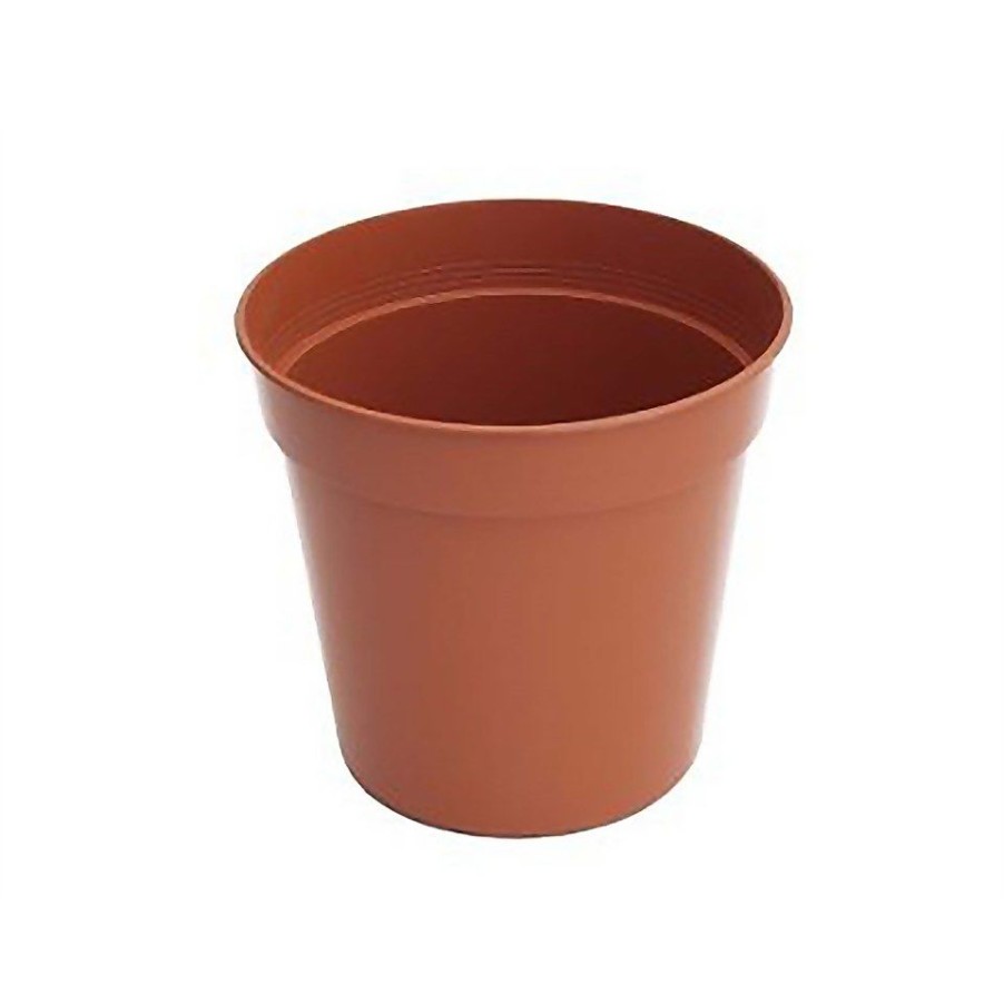 Homebase Plant Pots | Flower Pot In Orange - 17.8Cm