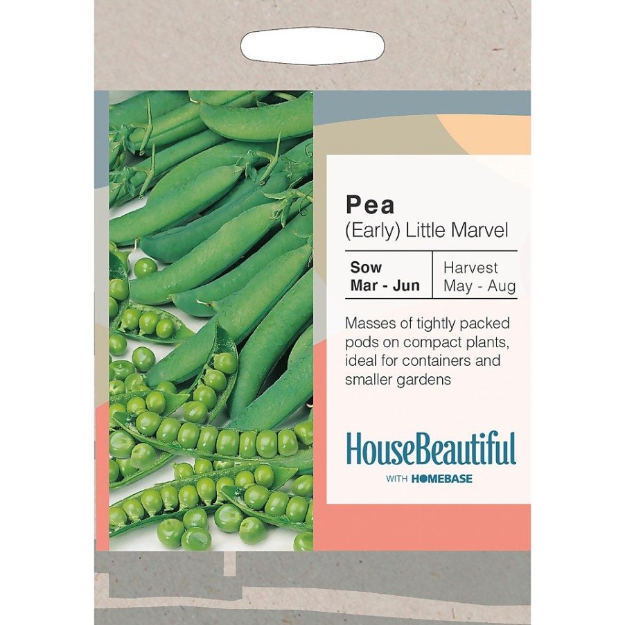 Homebase Seeds | House Beautiful Pea Little Marvel Seeds