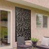 Homebase Outdoor Mirrors | Amarelle Extra Large Metal Leaf Design Decorative Garden Screen - 180 X 90Cm