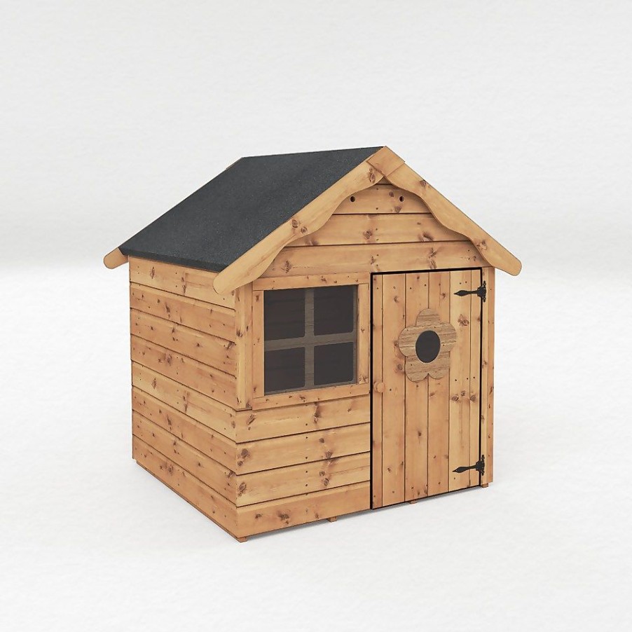 Homebase Garden Buildings | Mercia 4 X 4Ft Snug Wooden Playhouse