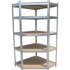 Homebase Garage Storage | Hilka 175Kg 5 Tier Corner Boltless Shelving System