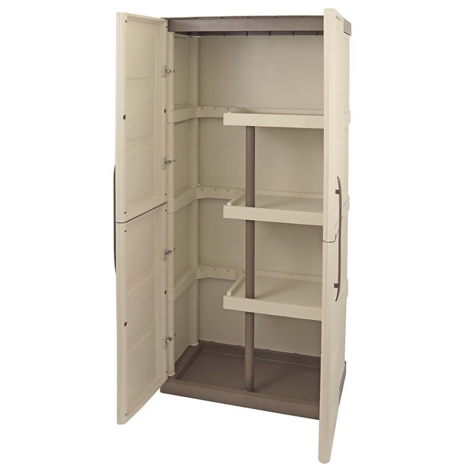 Homebase Garden Storage | Shire Large Storage Cupboard Broom