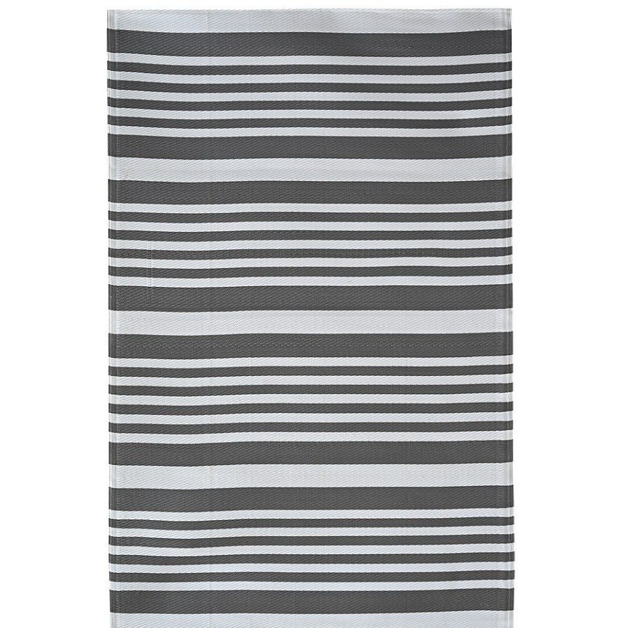 Homebase Outdoor Rugs | Modern Country Indoor/Outdoor Rug Grey & White - 120X180Cm