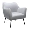 Homebase Chairs | Minnie Curver Armchair - Grey