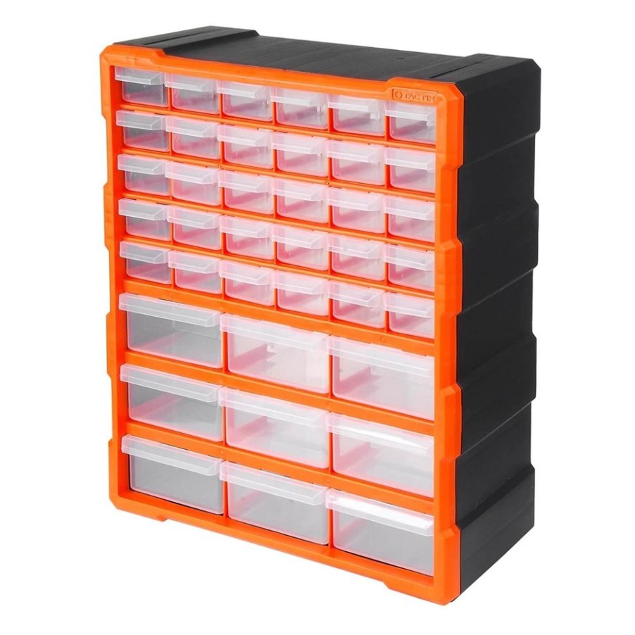 Homebase Garage Storage | Tactix 39 Drawers Storage Bin