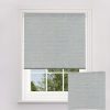 Homebase Storage & Home Deals | Textured Stripe Grey Blackout Roller Blind - 90Cm