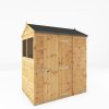 Homebase Garden Sheds | Mercia 6Ft X 4Ft Premium Shiplap Reverse Apex Shed - Including Installation