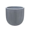 Homebase Plant Pots | Ream Egg Plant Pot - Grey - 31Cm