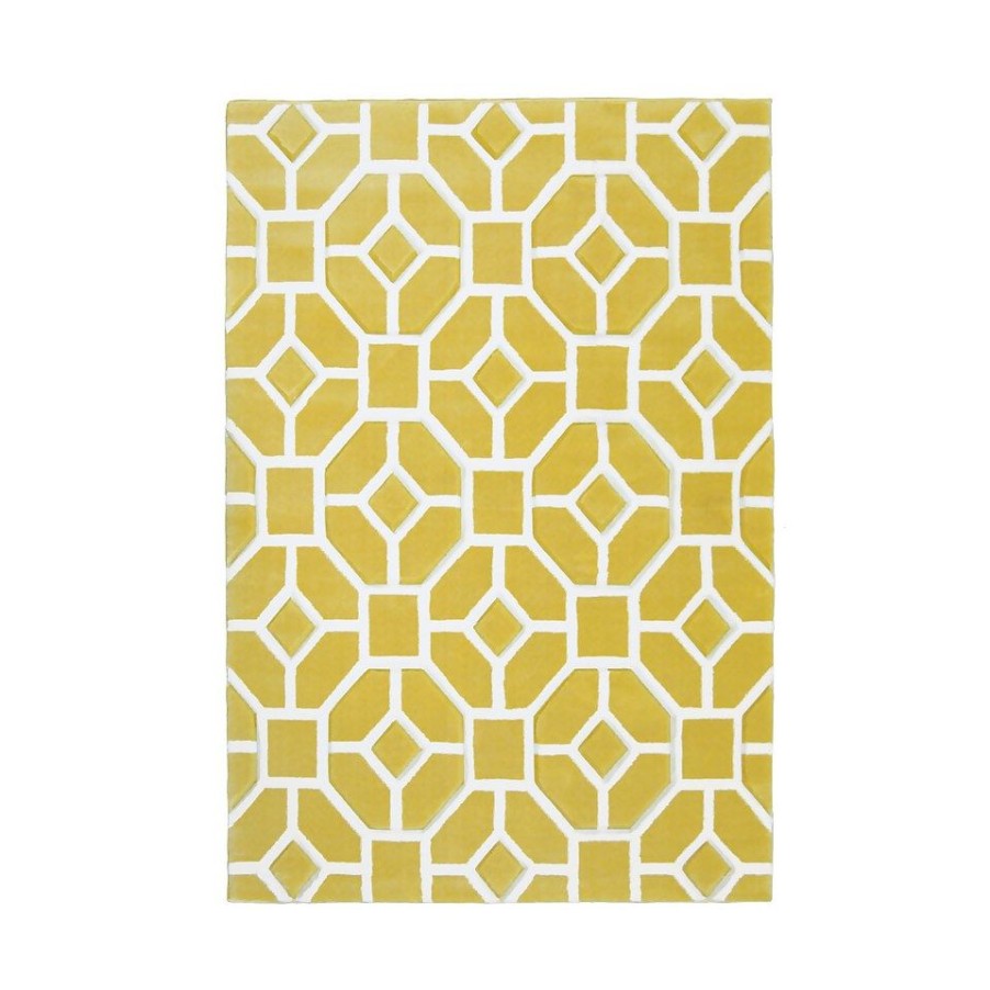 Homebase Rugs | Daytona Gorton Rug - Ochre - 120X170Cm