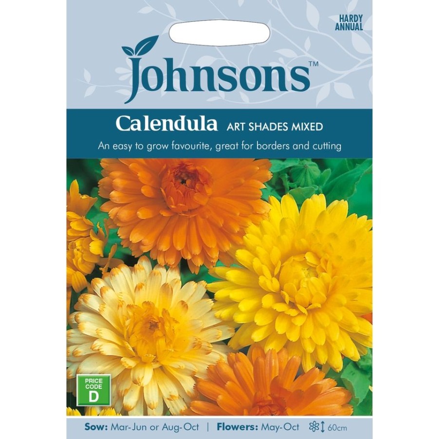 Homebase Seeds | Calendula Art Shades Mixed Seeds