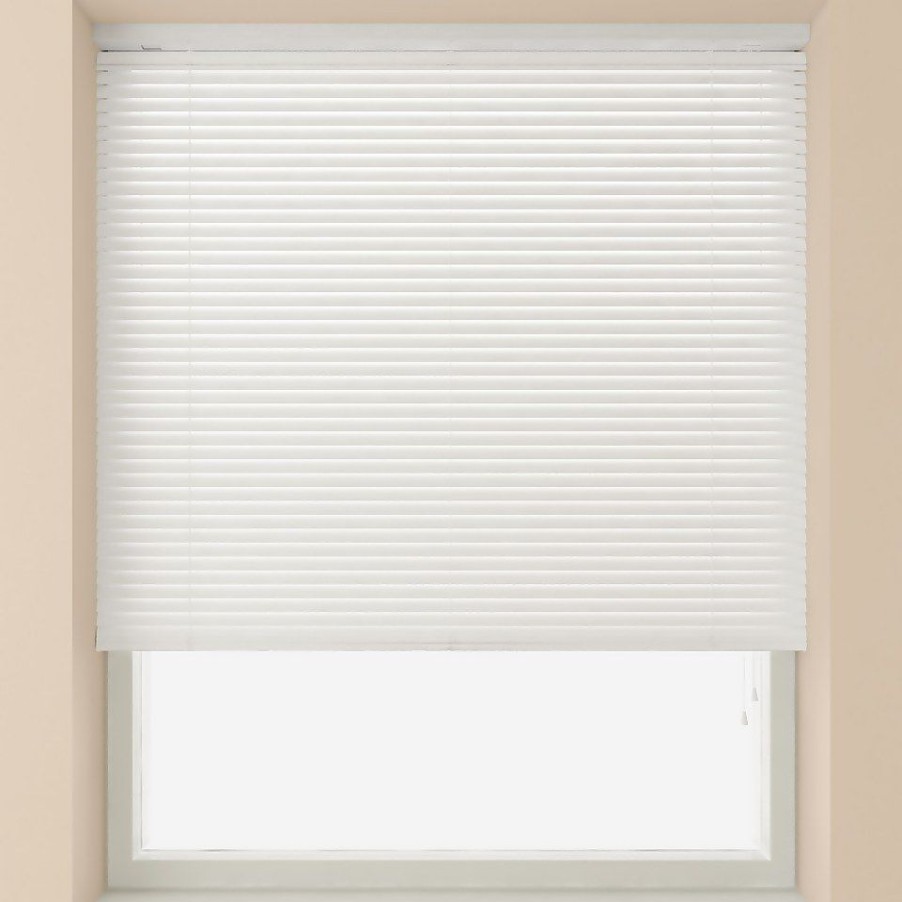 Homebase Storage & Home Deals | White 25Mm Pvc Venetian Blind - 60X152Cm