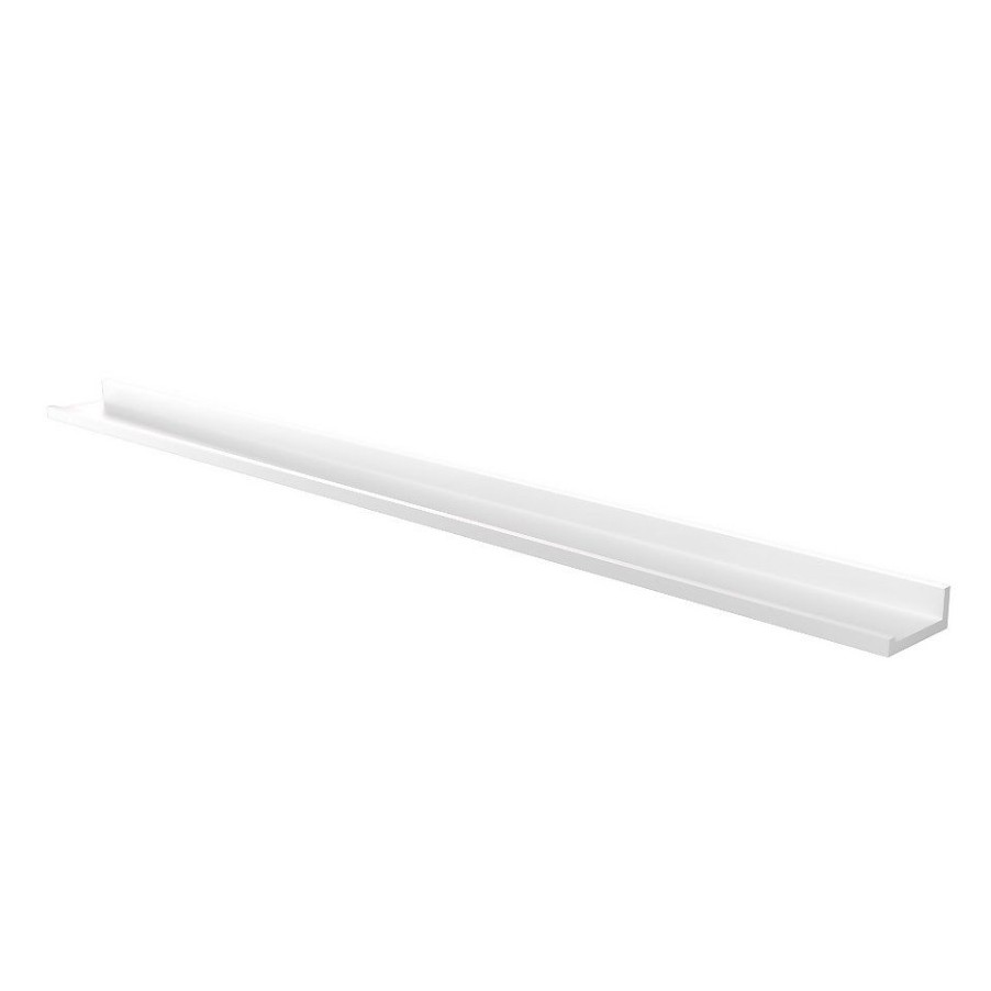 Homebase Storage & Home Deals | Flexi Storage Decorative Shelving Photo Shelf - White Matt - 1200X35X100Mm