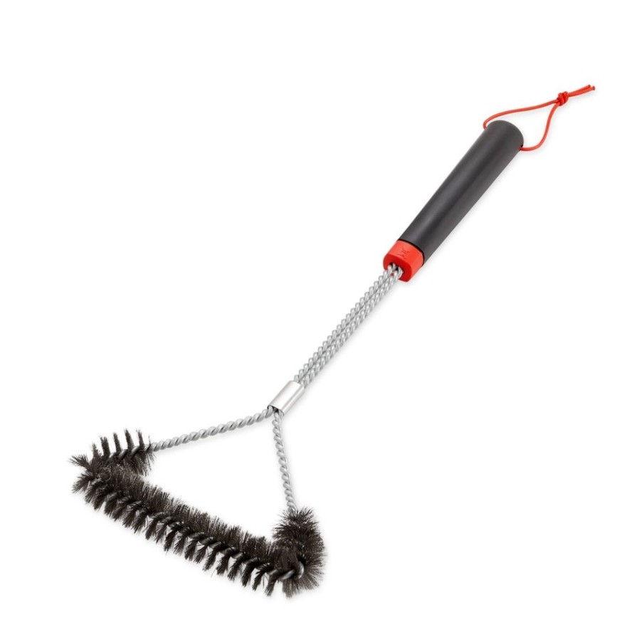 Homebase Bbq Accessories | Weber Bbq 46Cm Three-Sided Grill Brush