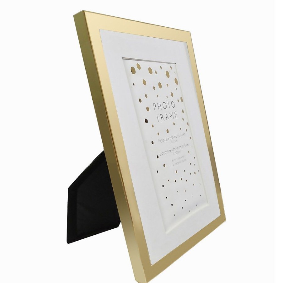 Homebase Photo Frames | Elegant Metal Photo Frame 6X4 -Gold