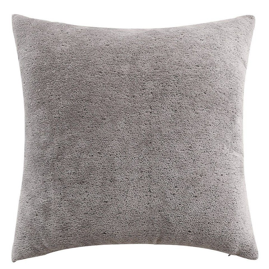 Homebase Cushions | Large Chenille Cushion - 58X58Cm - Grey