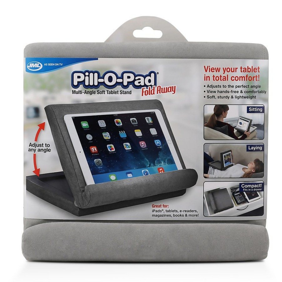 Homebase Office Furniture | Jml Pill-O-Pad Foldaway - Multi - Angle Soft Tablet Stand