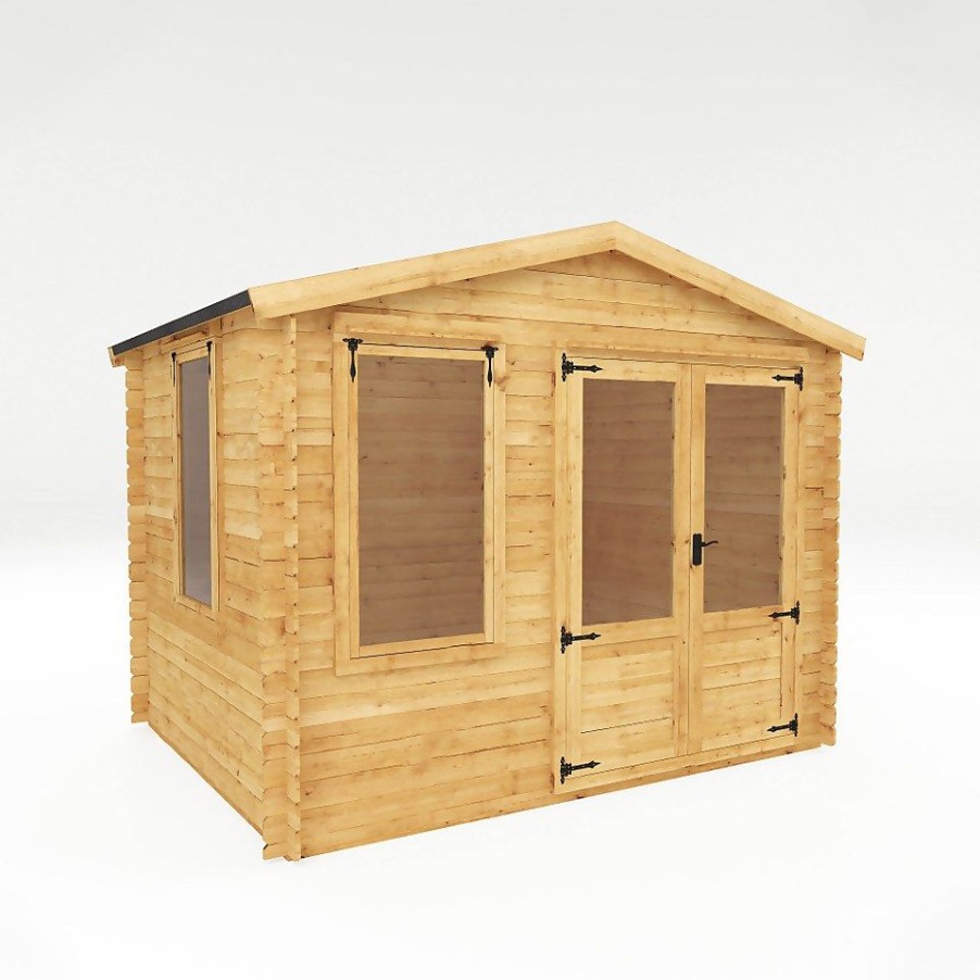 Homebase Garden Buildings | Mercia 2.6M X 3.3M Sherwood 19Mm Log Cabin