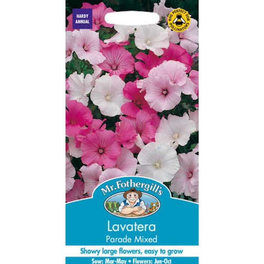 Homebase Seeds | Mr. Fothergill'S Lavatera Parade Mixed Seeds