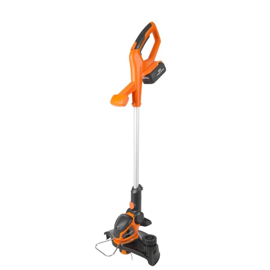 Homebase Grass Trimmers | Yard Force 40V 30Cm Cordless Grass Trimmer With2.5Ah Lithium-Ion Battery And Charger