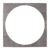 Homebase Paving Stones & Slabs | Stylish Stone Chantry Circle Squaring Off Kit 2.4M Graphite