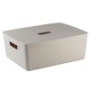 Homebase Storage Containers | Inabox Home Storage Box & Lid - 19L - Natural