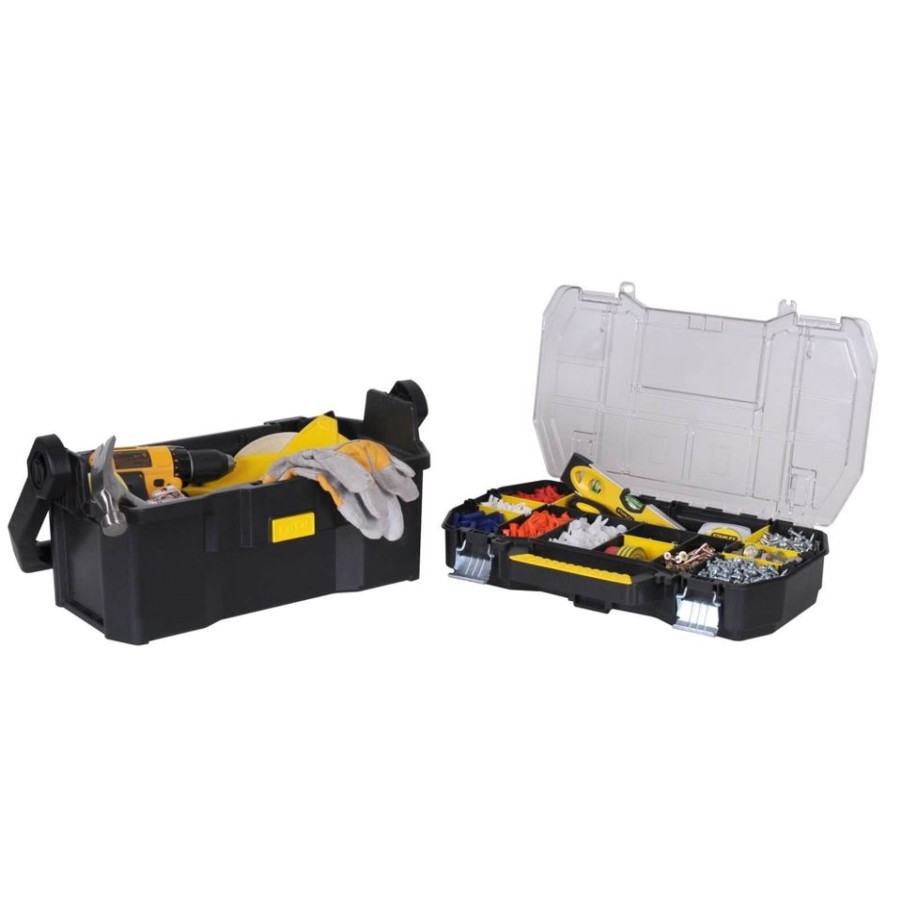 Homebase Tool Storage | Stanley Tool Tote And Organiser Toolbox - 19 Inch