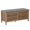 Homebase Hallway Furniture | Erik Slatted Hallway Bench