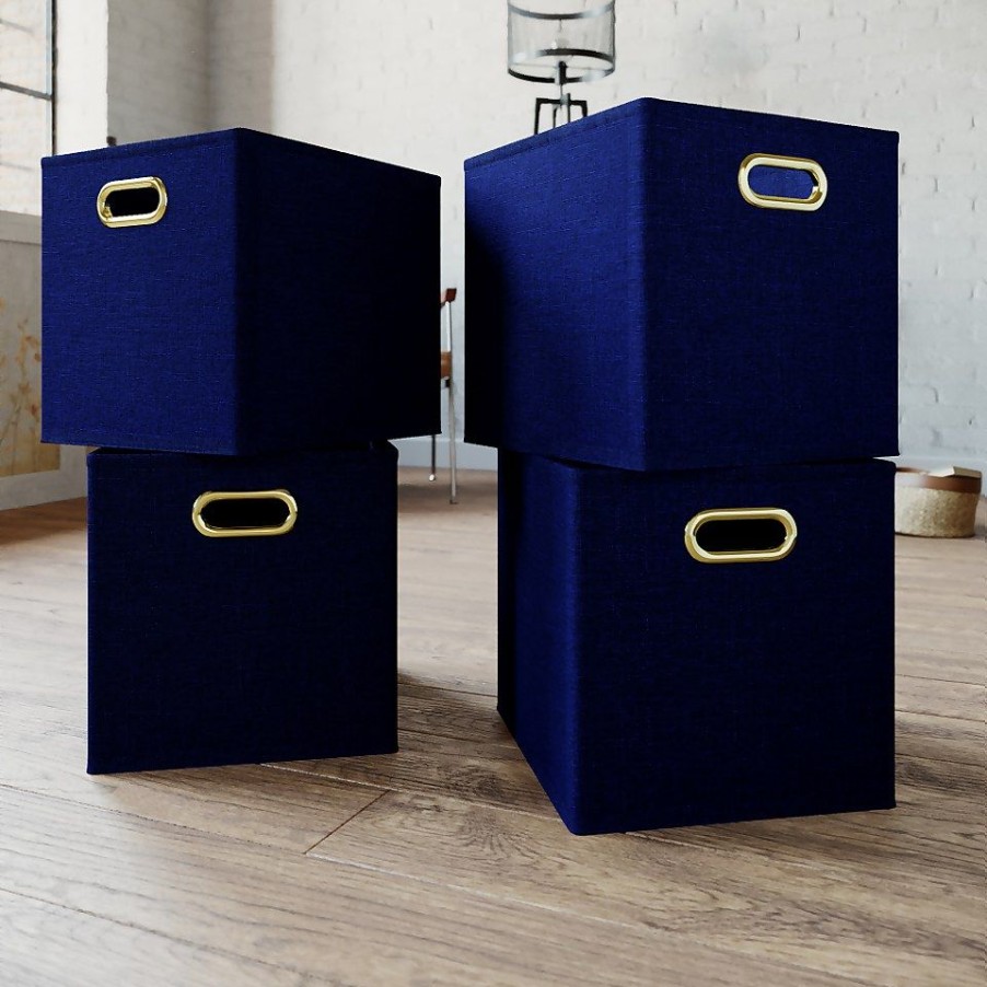 Homebase Cube Storage | Clever Cube Insert - Set Of 4 - Navy